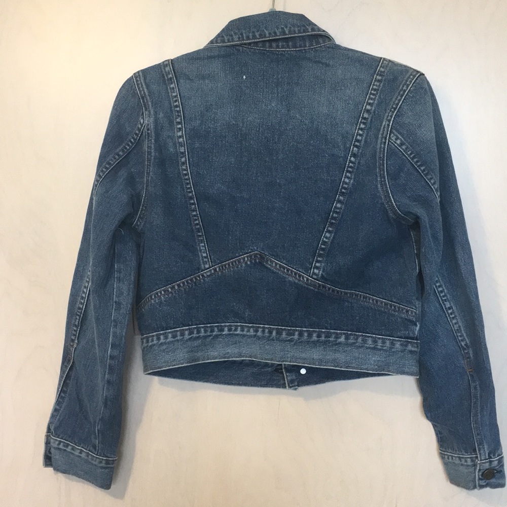 Reformation Dixon Denim Jacket in Sequoia Wash - Picture 8 of 8